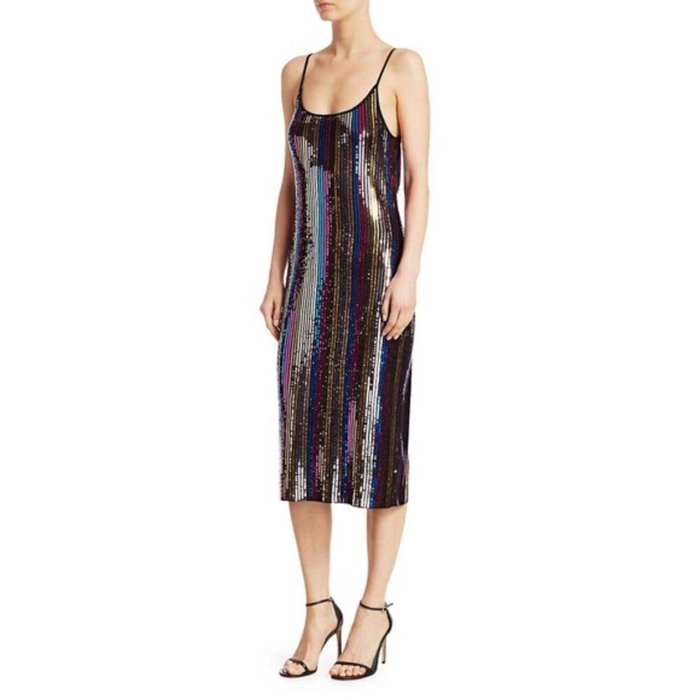 NWT TANYA TAYLOR Venus Multi-Color Sequin Dress
